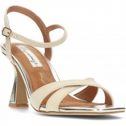 SANDALI MARIAMARE CON TACCO REFERENZA 68405 SAND