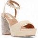 SANDALI MARIAMARE CON TACCO DIAMANTE 68341 NUDE