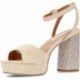 SANDALI MARIAMARE CON TACCO DIAMANTE 68341 NUDE