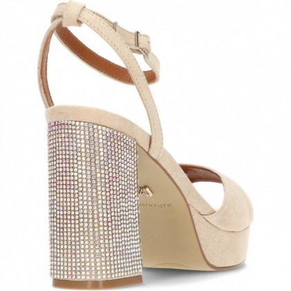 SANDALI MARIAMARE CON TACCO DIAMANTE 68341 NUDE