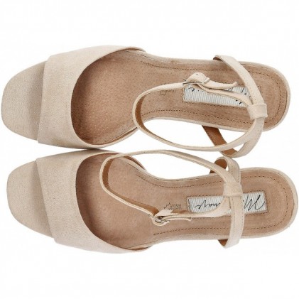 SANDALI MARIAMARE CON TACCO DIAMANTE 68341 NUDE