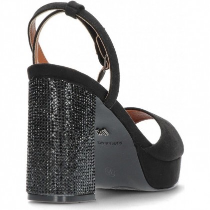 SANDALI MARIAMARE CON TACCO DIAMANTE 68341 BLACK