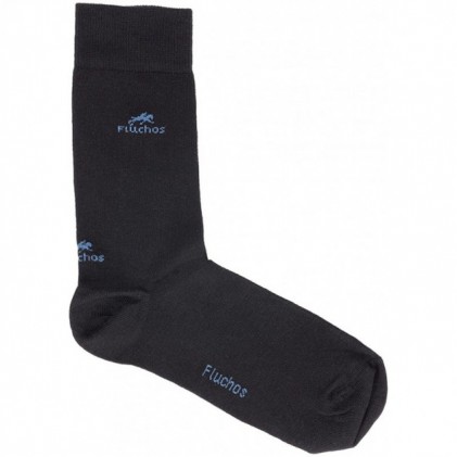 CALZA LUNGA A FIORI CA0009 NAVY_BLACK