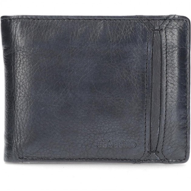 PORTAFOGLIO UOMO ABBACINO 70995 BLACK PORTAFOGLIO UOMO ABBACINO 70995 BLACK