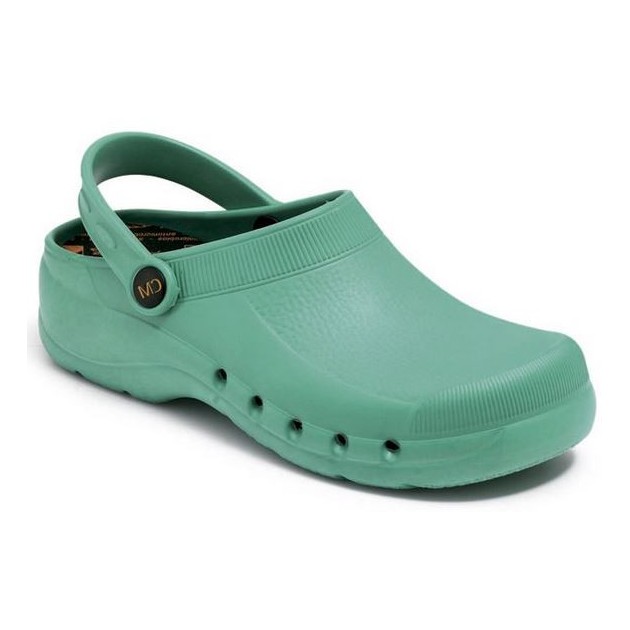 CALZAMEDI ZUECO SANITARIO PVC COMODO Y ANATOMICO UNISEX VERDE