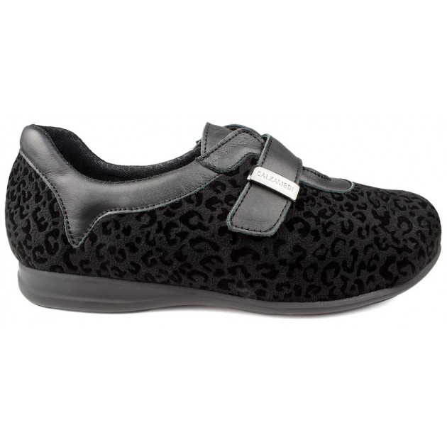 SCARPE CALZAMEDI VELCRO TIGRE W NEGRO