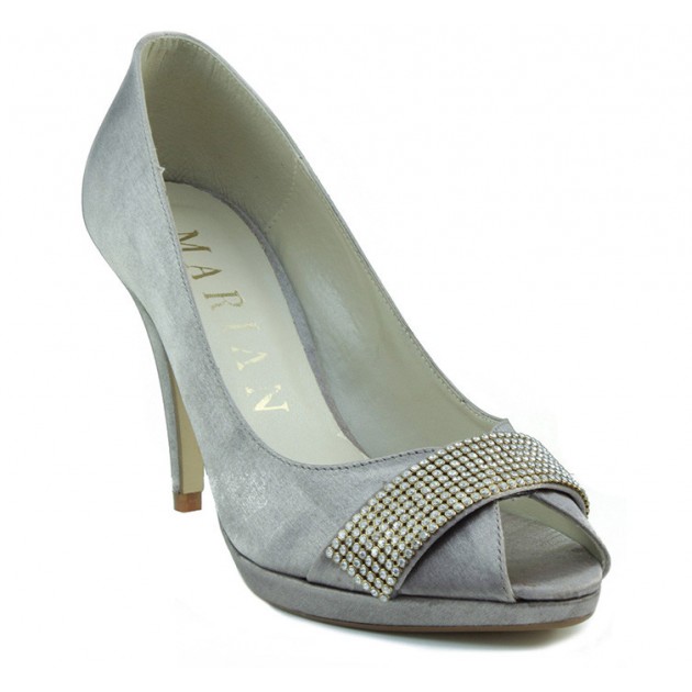 MARIAN ZAPATO DE MUJER FIESTA TACON BRONCE