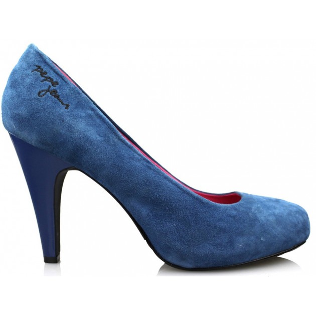 PEPE JEANS HI HEEL COURT SHOE AZUL