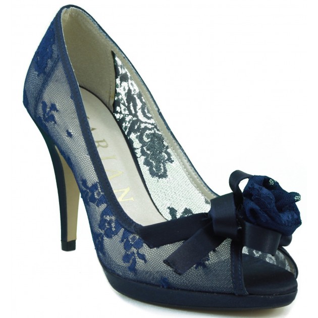 MARIAN COMFORTABELE TRANSPARANTE PARTY SCHOEN AZUL