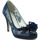 MARIAN COMFORTABELE TRANSPARANTE PARTY SCHOEN  AZUL