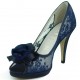 MARIAN COMFORTABELE TRANSPARANTE PARTY SCHOEN  AZUL