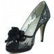 MARIAN COMFORTABELE TRANSPARANTE PARTY SCHOEN  NEGRO