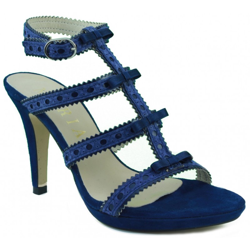 MARIAN SANDALIA TACON FIESTA  AZUL