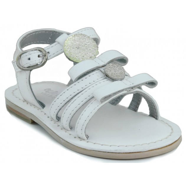 OCA LOCA SANDALIA BEBE PIEL BLANCO