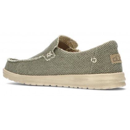 DUDE MIKKA GEVLOCHTEN SCHOENEN  ARMY_GREEN