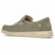 DUDE MIKKA GEVLOCHTEN SCHOENEN  ARMY_GREEN