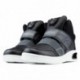 Booties Lights GEOX JR XLED BOY  BLACK