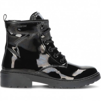 LAARZEN GEOX J CASEY J9420G  BLACK_PATENT