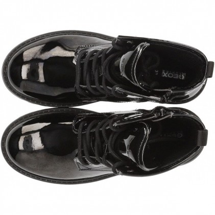 LAARZEN GEOX J CASEY J9420G  BLACK_PATENT