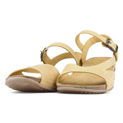 INTERBIOS sandalen comfortabele gesp 2019  MOSTAZA