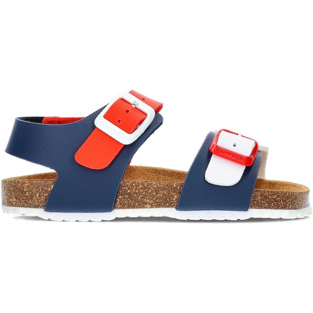 SANDAAL GARVALIN MAT 192480 BLUE_RED SANDAAL GARVALIN MAT 192480 BLUE_RED