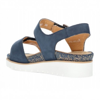 SANDALEN MEPHISTO TARINA UITNEEMBARE INLEGZOOL  JEANS_BLUE