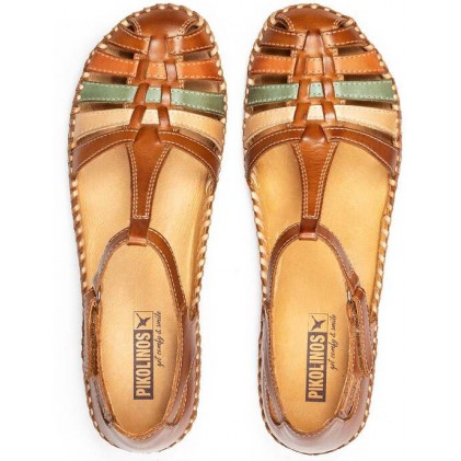 SANDALEN PIKOLINOS VALLARTA 655-0843C1  BRANDY