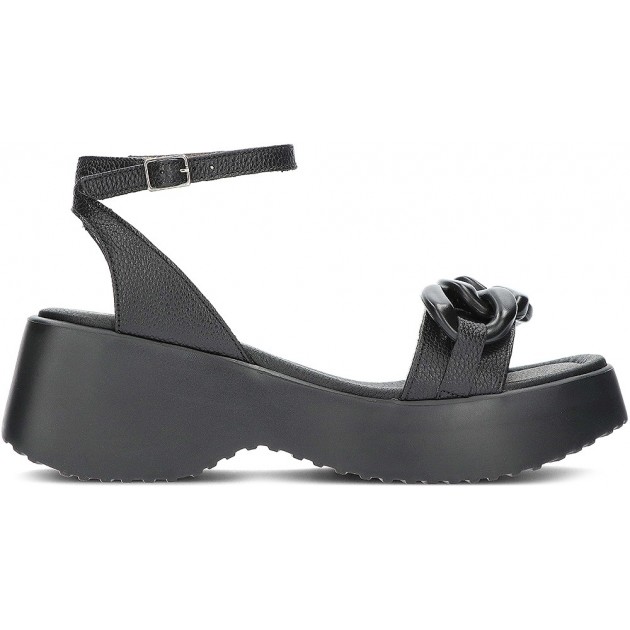 SANDALEN WONDERS WILD D-9703 BLACK SANDALEN WONDERS WILD D-9703 BLACK