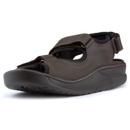 SANDALIAS MEPHISTO VALDEN VELCRO  MARRON