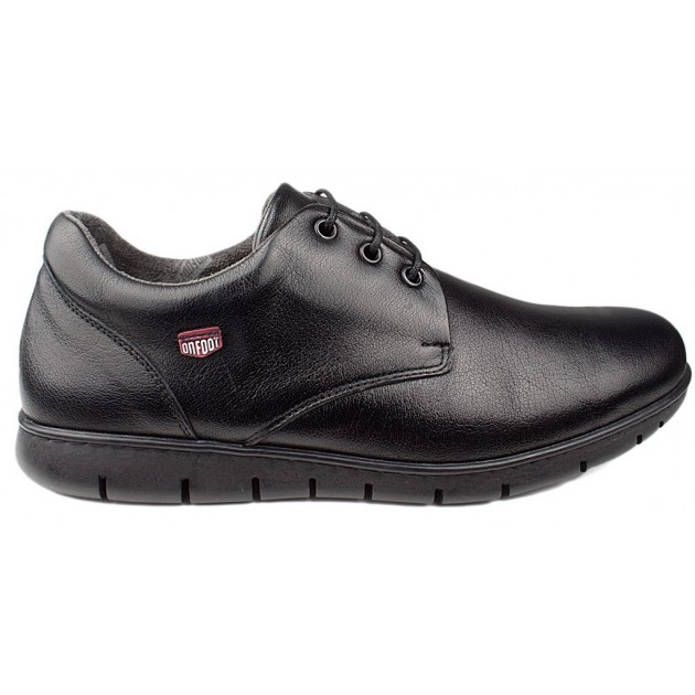 ZAPATOS ONFOOT BLUCHER PALA LISA BÚFALO NEGRO ZAPATOS ONFOOT BLUCHER PALA LISA BÚFALO NEGRO
