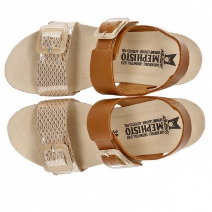SANDALEN MEPHISTO LISSIA  CAMEL