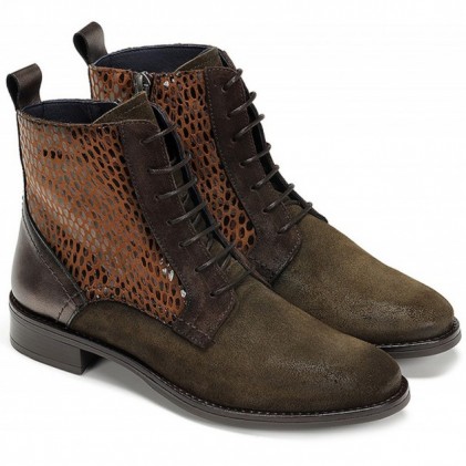 VLOEIBARE LAARZEN D8709 HARVARD  BROWN