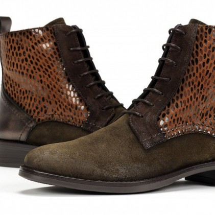 VLOEIBARE LAARZEN D8709 HARVARD  BROWN