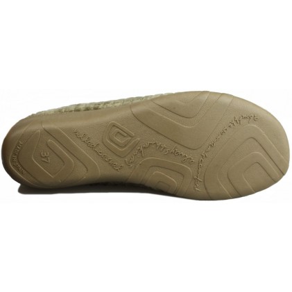 VULLADI VROUWEN ALASKA HUISSCHOENEN  BEIGE