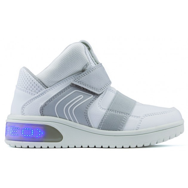 Booties Lights GEOX JR XLED BOY WHITE Booties Lights GEOX JR XLED BOY WHITE