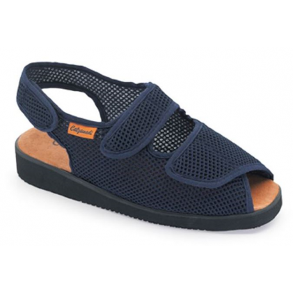 CALZAMEDI DOMESTICO ZAPATILLA DE TELA COMODA UNISEX  AZUL