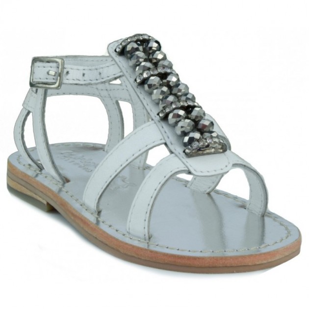 OCA LOCA SANDALIA BEBE STRASS BLANCO OCA LOCA SANDALIA BEBE STRASS BLANCO