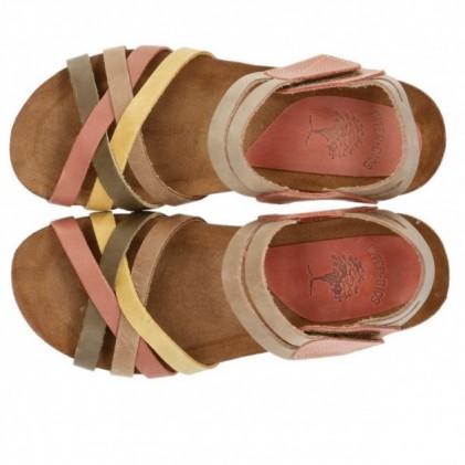TUSSENTIJDS SANDALEN GELUKKIGE KLEUREN  TEJA
