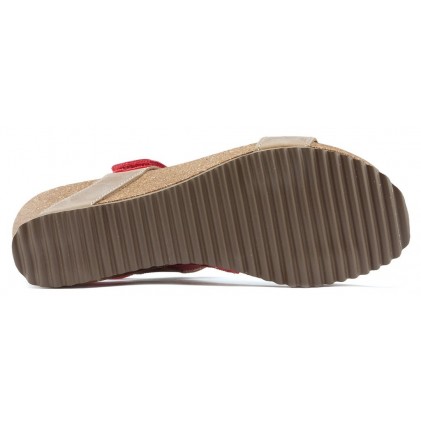 INTERBIOS Sandalen Comfortabele wig 2019  BEIGE