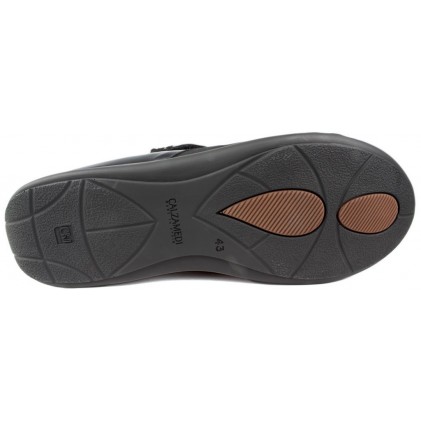 SCHOENEN CALZAMEDI VELCRO BRILLANTES W  NEGRO