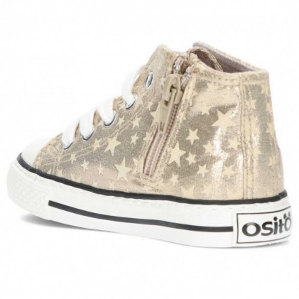 BABYLAARZEN MET METALLIC GUITES 14148  PLATINO