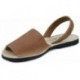 ARANTXA MENORQUINA LEDER  MARRON