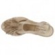 BRUINE ESPADRILLEN APHRODIETRANDEN  BEIGE