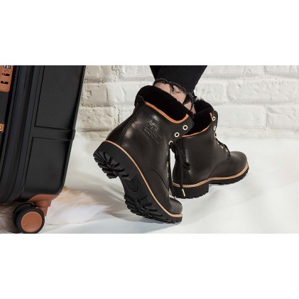 LAGE LAARZEN PANAMA JACK PANAMA03IGLOOW  BLACK