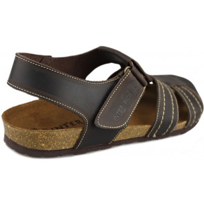 INTERBIOS SANDALEN GESLOTEN 9533  MARRON