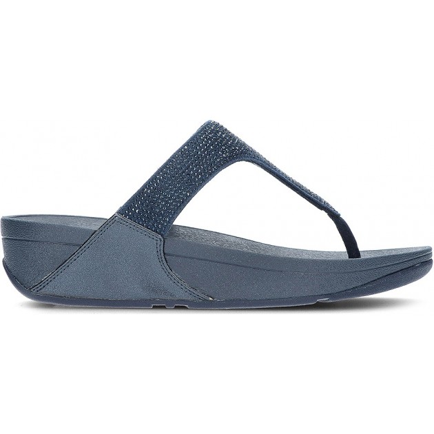 LULU KRISTALLEN VERSIERDE FITFLOP SANDALEN NAVY LULU KRISTALLEN VERSIERDE FITFLOP SANDALEN NAVY