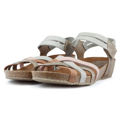 TUSSENTIJDS SANDALEN GELUKKIGE KLEUREN  TRICOLOR