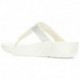 LULU KRISTALLEN VERSIERDE FITFLOP SANDALEN  CREAM