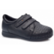 CALZAMEDI DUBBEL COMFORTABEL VELCRO SCHOEN  NEGRO