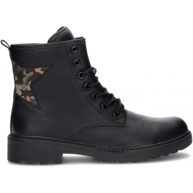 LAARZEN GEOX J CASEY J9420G BLACK LAARZEN GEOX J CASEY J9420G BLACK